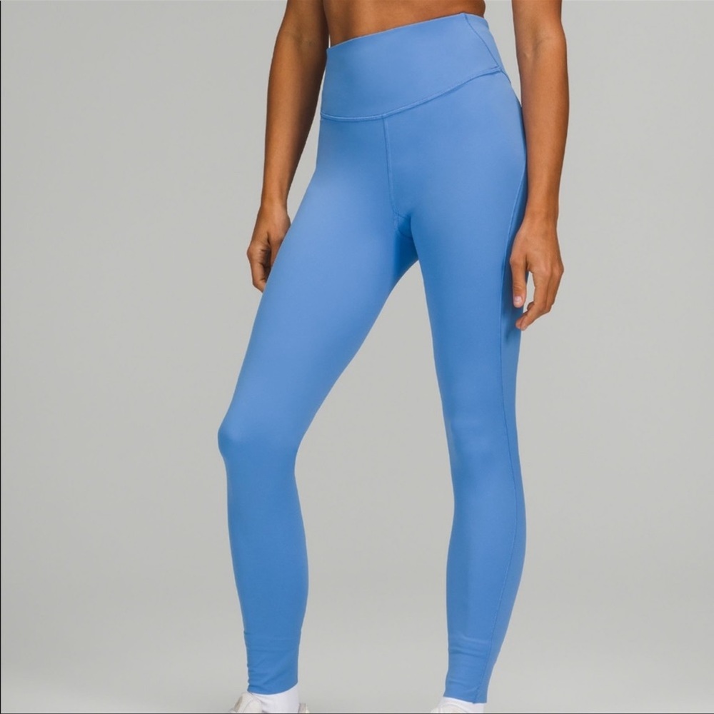 Lululemon Base Pace Brushed Nulux 28” Leggings Blue Nile